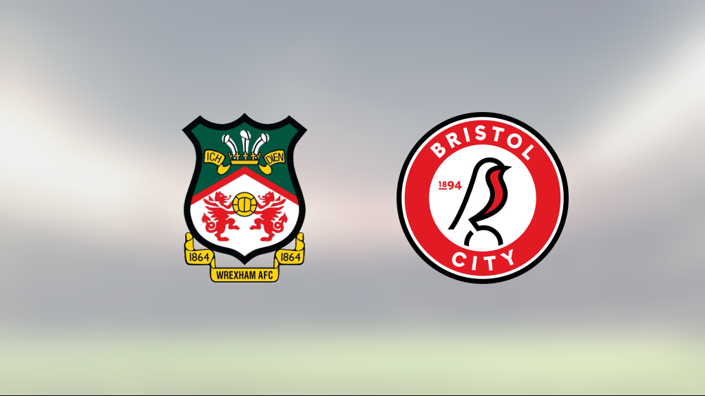 Bristol C föll med 0–2 mot Wrexham