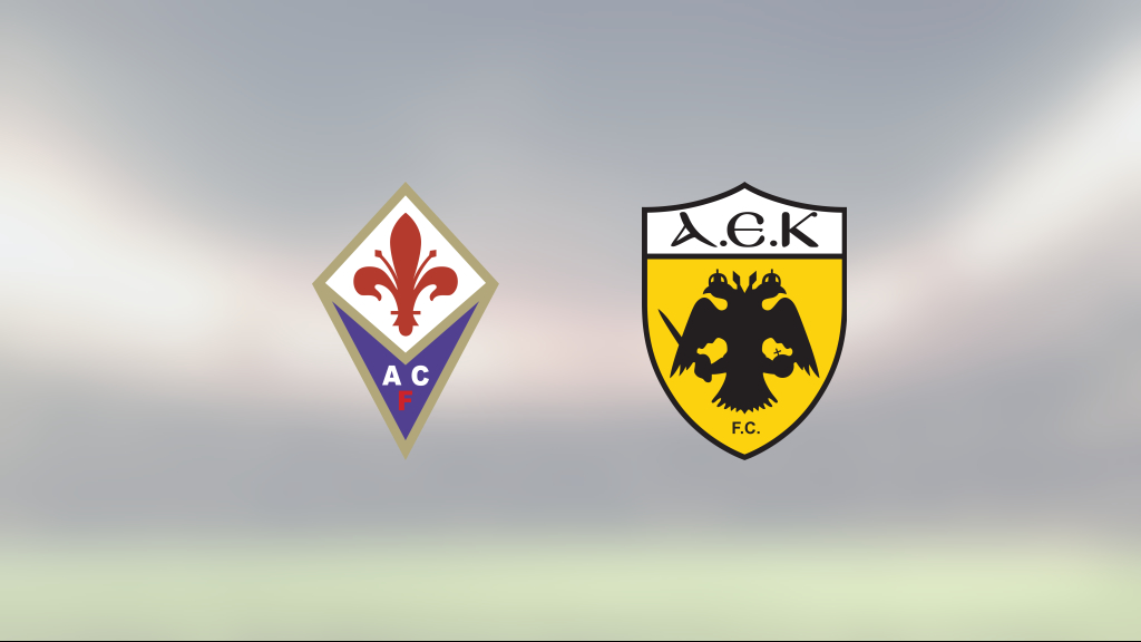 AEK Aten för tuffa för Fiorentina – förlust på hemmaplan