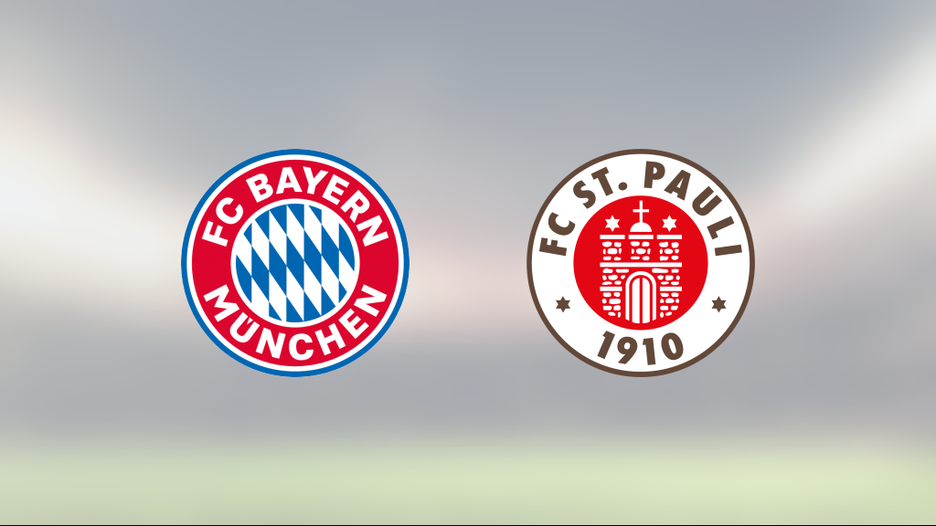 Bayern Münchens fina svit fortsätter mot St Pauli