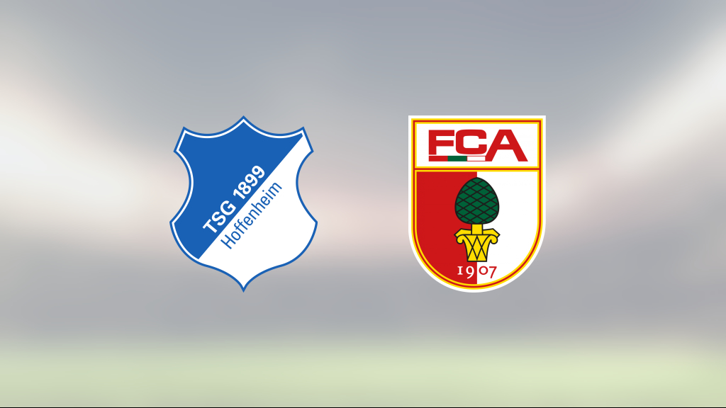 Förlust för Augsburg mot Hoffenheim med 0–3