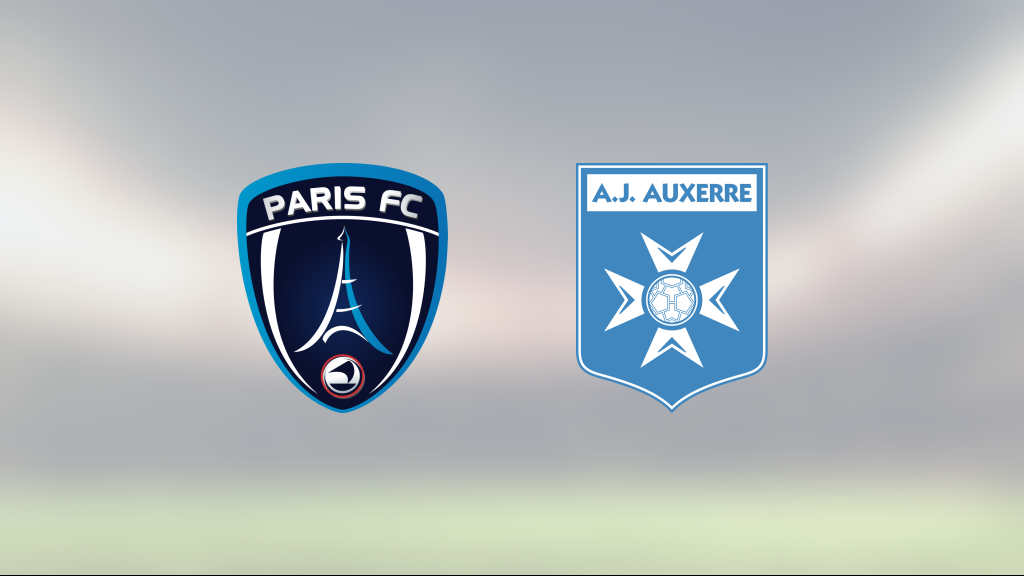 En poäng för Auxerre borta mot Paris FC