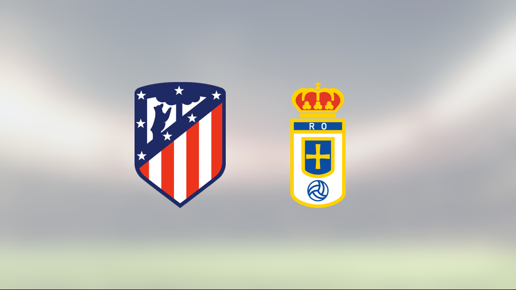 Segerraden förlängd för Atletico Madrid – besegrade Real Oviedo