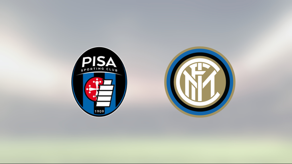Martinez dubbel bakom Inters seger mot Pisa