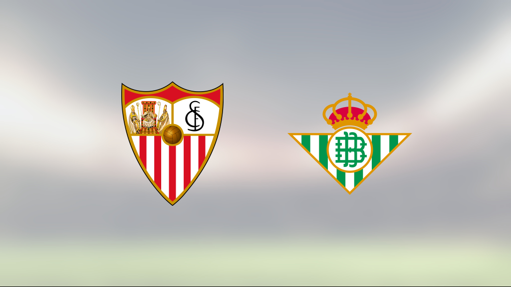 Real Betis avgjorde mot Sevilla efter paus