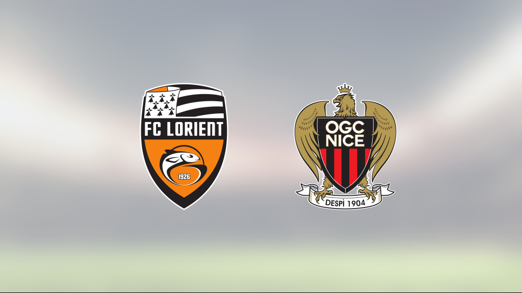Lorient äntligen vinnare igen efter seger mot Niza