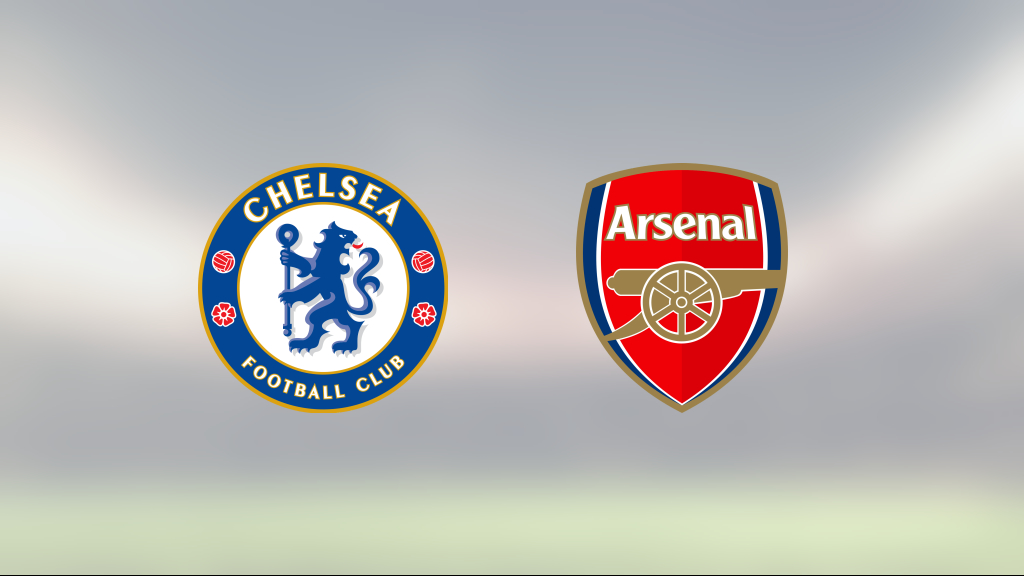 1–1 i toppmötet mellan Chelsea och Arsenal