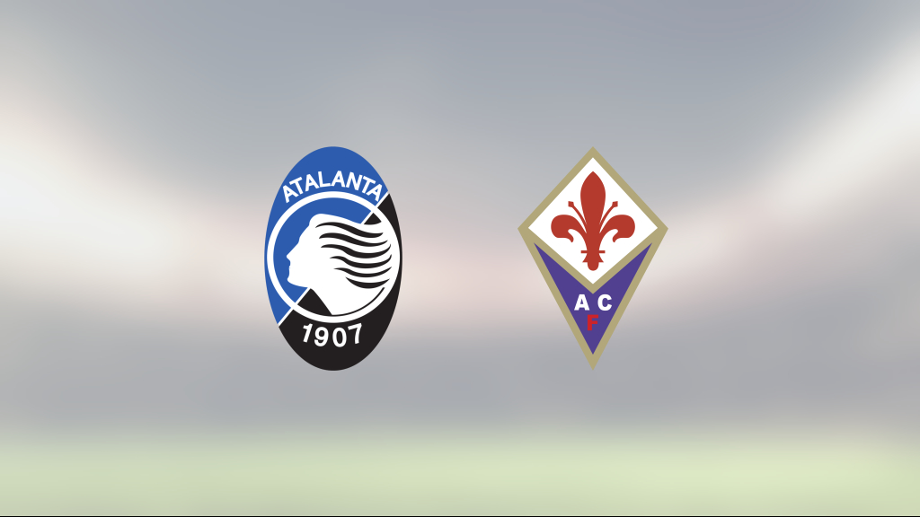 Segerlös svit bruten när Atalanta vann mot Fiorentina med 2–0