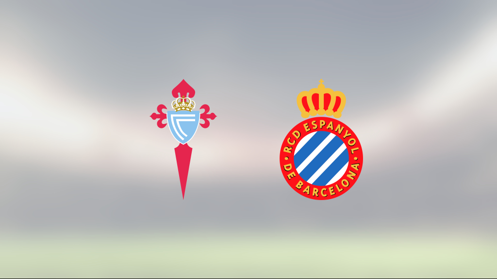 Kike Garcia gjorde avgörande målet för Espanyol mot Celta Vigo