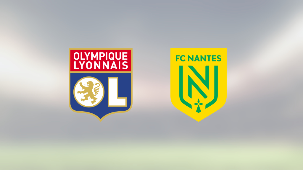 Förlust borta för Nantes mot Lyon