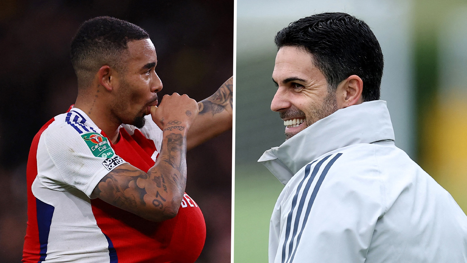 Arteta om Jesus: ”Snart tillbaka på planen”