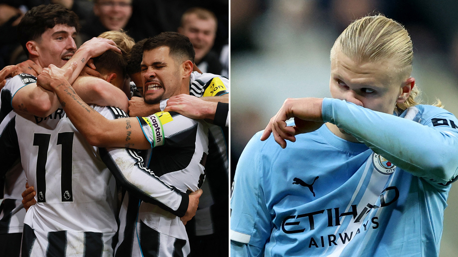 Tre mål på sju (!) minuter – när City föll mot Newcastle