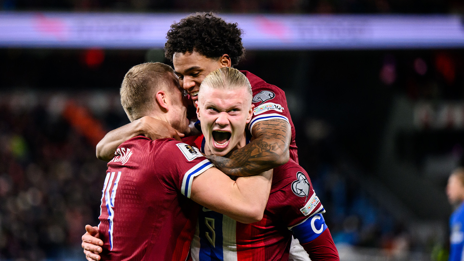 Norge vann stort – Haaland tvåmålsskytt