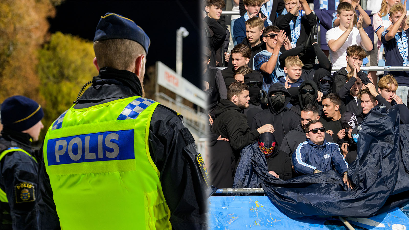 MFF-supportrar fotograferades av Polisen: ”Väldigt oroande”
