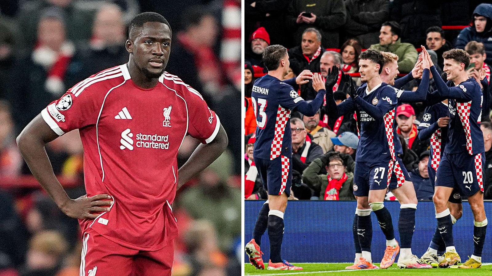 JUST NU: Nytt fiasko – PSV krossade Liverpool på Anfield