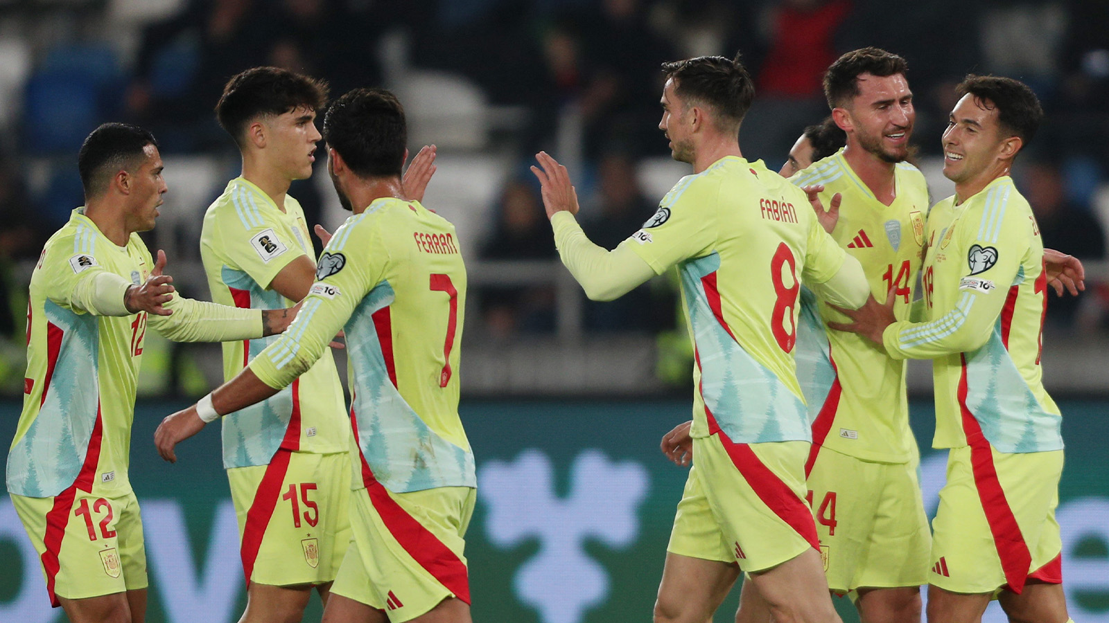 Spanien stormar mot VM – krossade Georgien