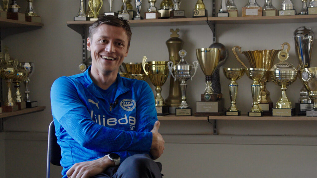 IFK Värnamos lagkapten Simon Thern.