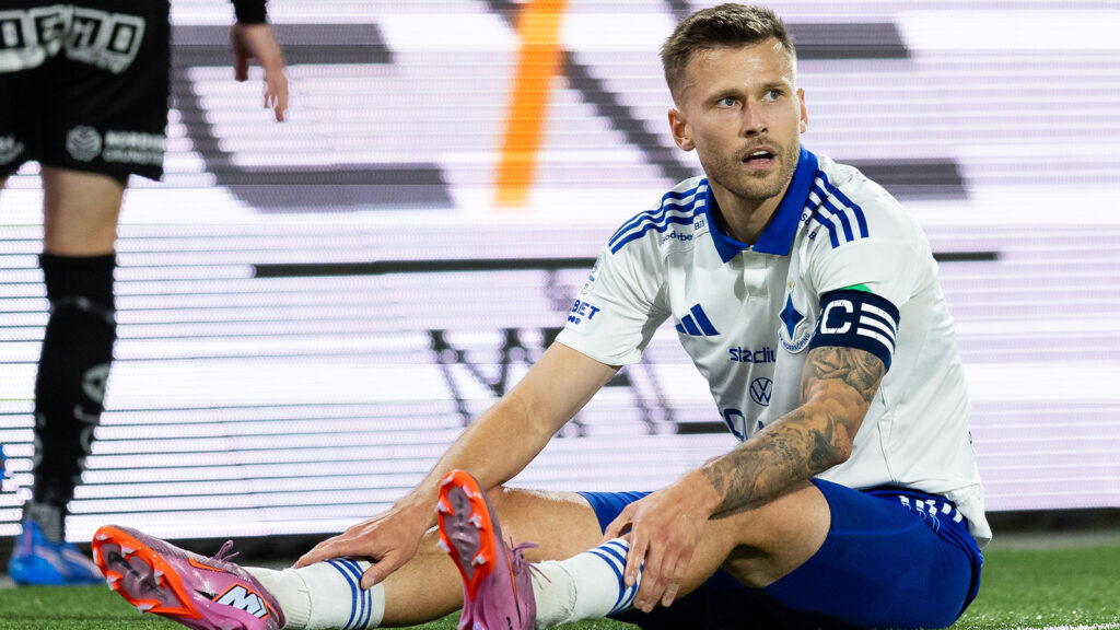 250927 IFK Norrköpings Arnor Traustason under fotbollsmatchen i Allsvenskan mellan Häcken och IFK Norrköping den 27 september 2025 i Göteborg.