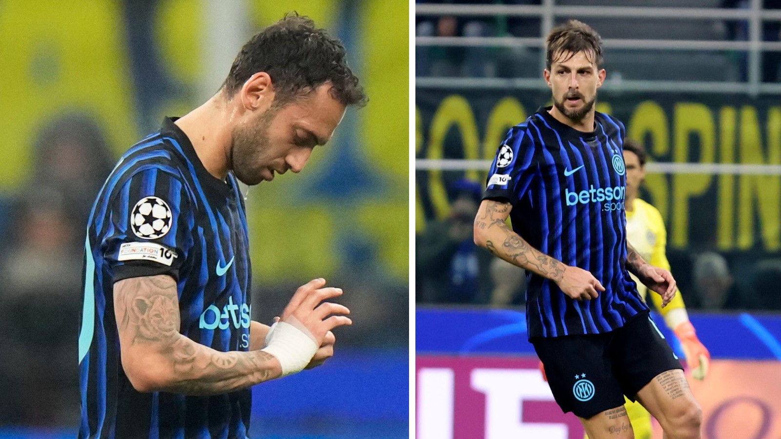 Inters bakslag – tvingades till två tidiga byten