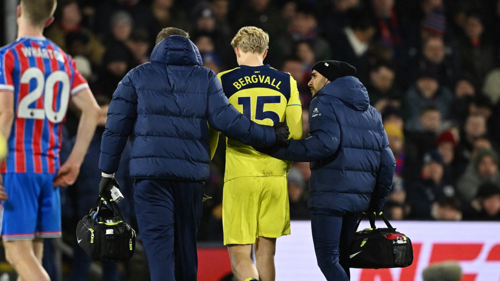 JUST NU: Lucas Bergvall tvingades bryta skadad