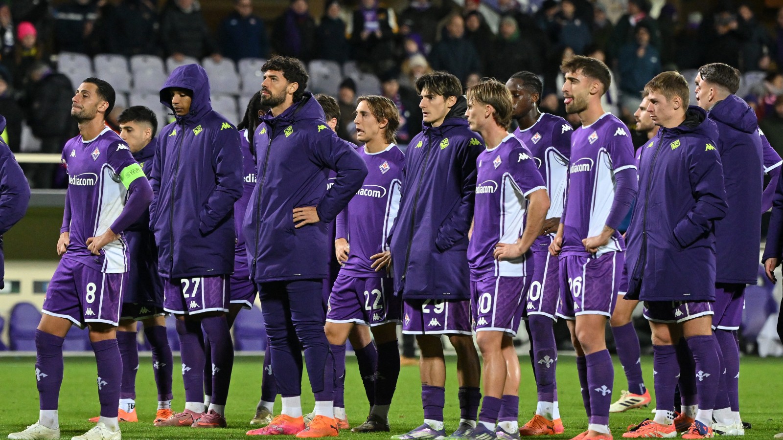 Fiorentina agerar – spelare och deras familjer har hotats