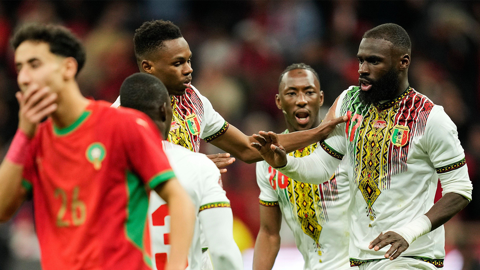 Mali tog poäng mot värdnationen Marocko