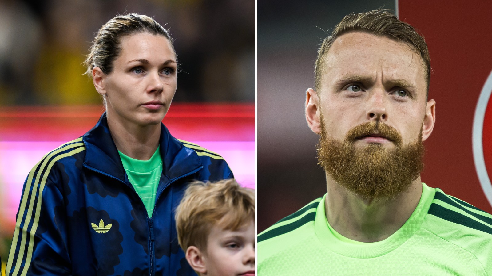 Klart: Jennifer Falk och Viktor Johansson är årets målvakter