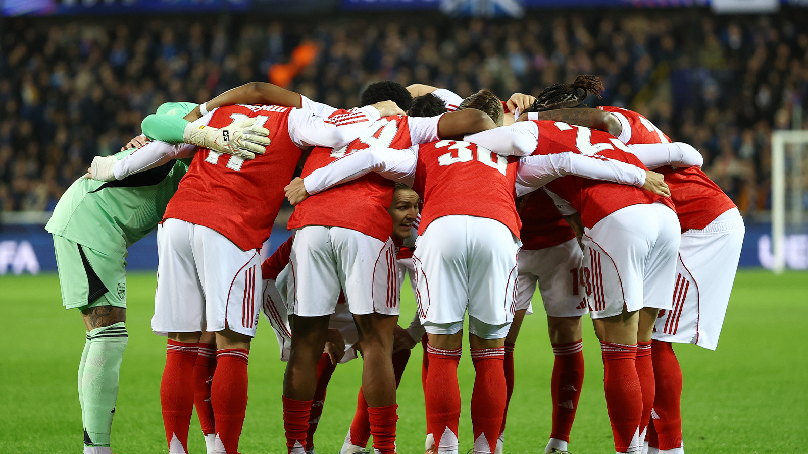 JUST NU: Arsenal i ledning mot Club Brügge