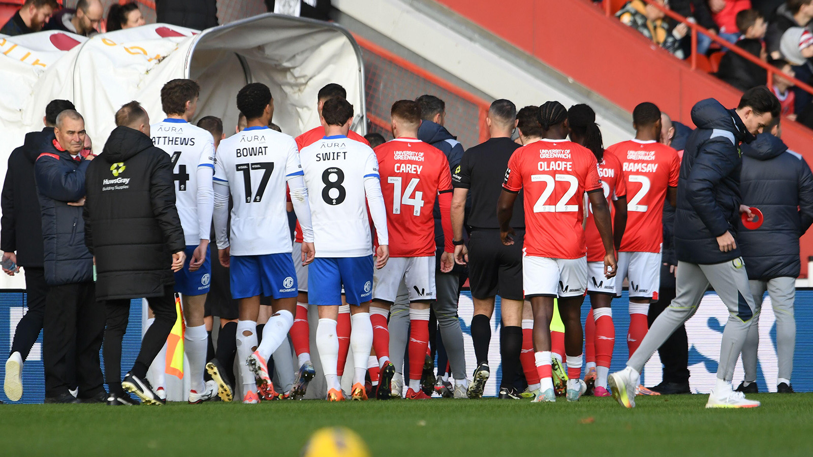 Supporter död under Championshipmatch