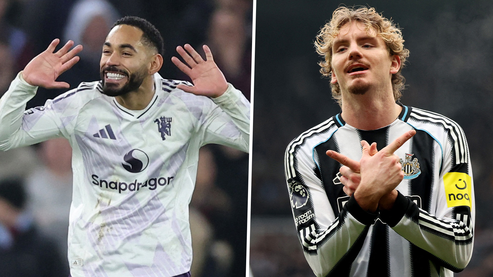 JUST NU: Så startar United och Newcastle på Old Trafford