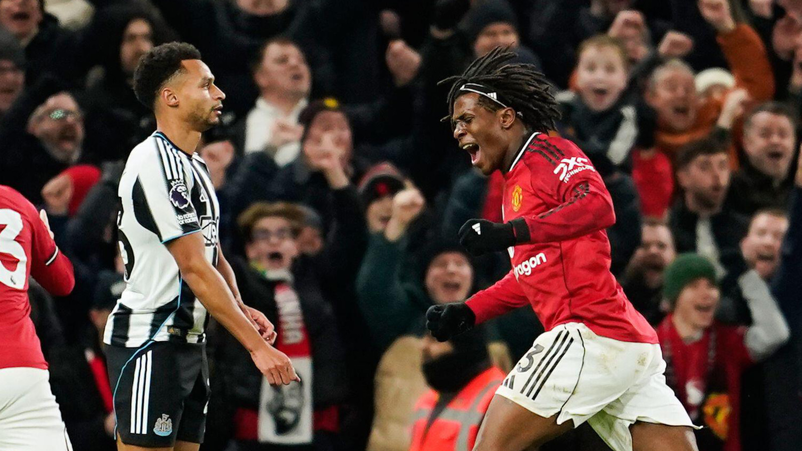 JUST NU: Dorgu gör sitt första mål för Manchester United