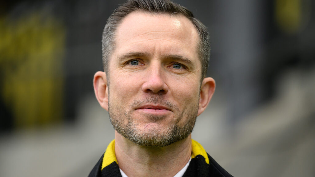 240331 Häckens sportchef Martin Ericsson inför fotbollsmatchen i Allsvenskan mellan Häcken och Mjällby den 31 mars 2024 i Göteborg.