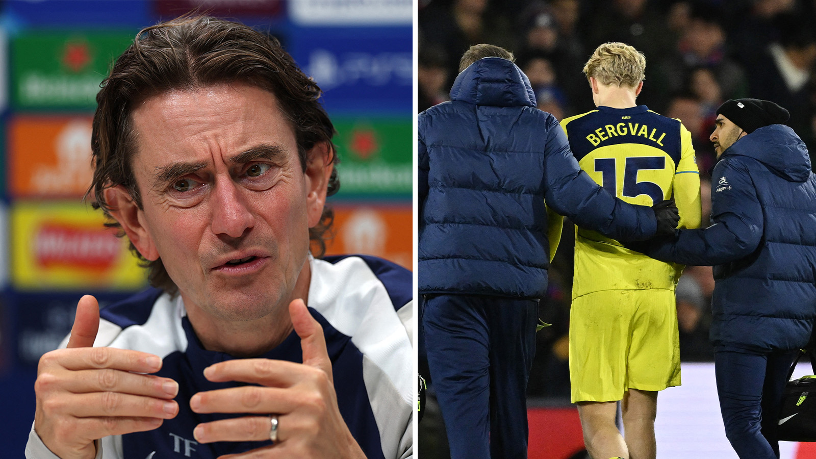 Efter Bergvalls skada: ”Jag hoppas att han är okej”