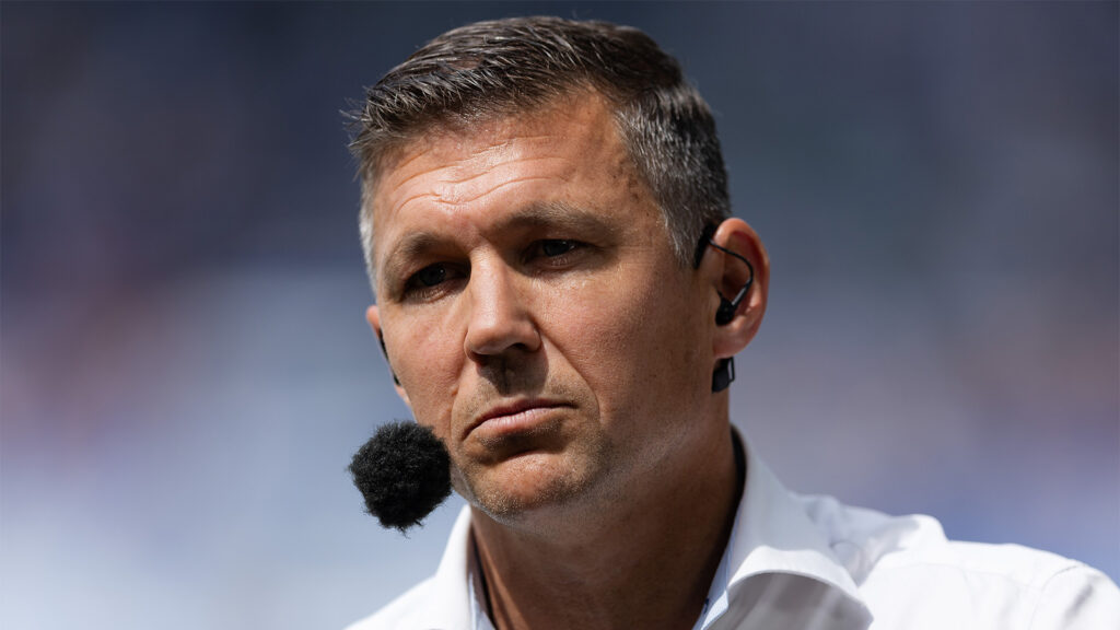 250712 IFK Göteborgs sportchef Hannes Stiller inför fotbollsmatchen i Allsvenskan mellan IFK Göteborg och Elfsborg den 12 juli 2025 i Göteborg.
