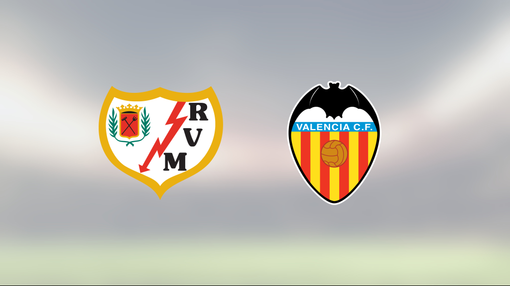 Diego Lopez mål gav 1–1 för Valencia mot Rayo Vallecano