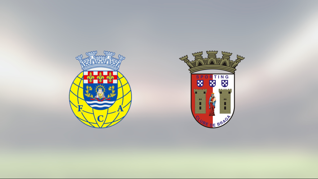 Förlust för Arouca mot Braga med 0–4