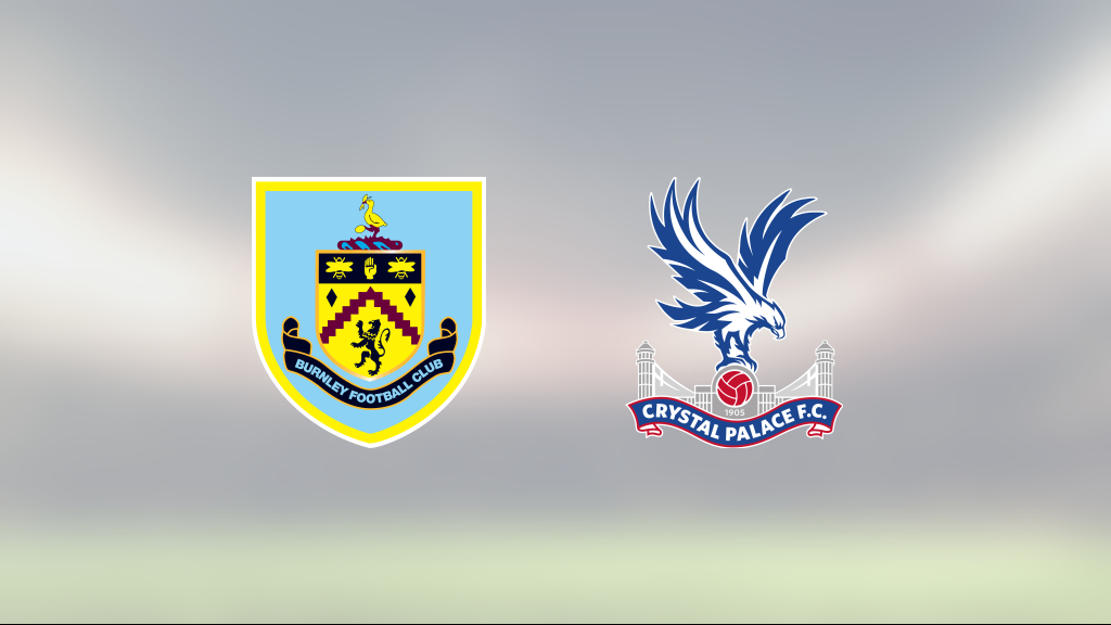 Crystal Palaces starka svit mot Burnley fortsätter