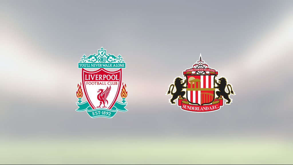 Kryss för Liverpool och Sunderland