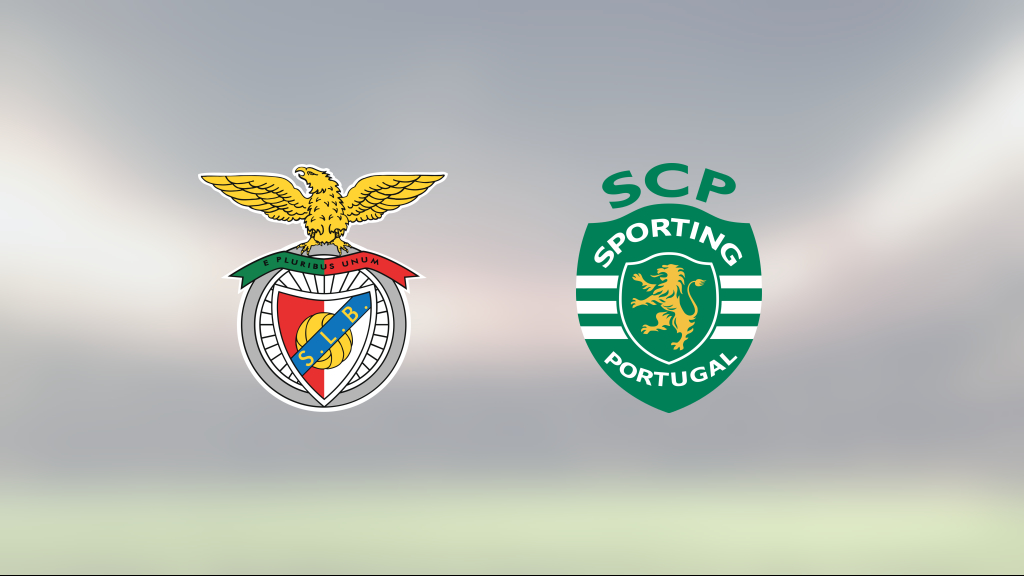 1–1 slutade toppmötet mellan Benfica och Sporting Lissabon