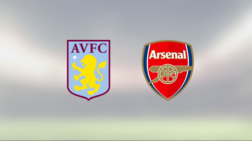 Stark seger för Aston Villa i toppmatchen mot Arsenal