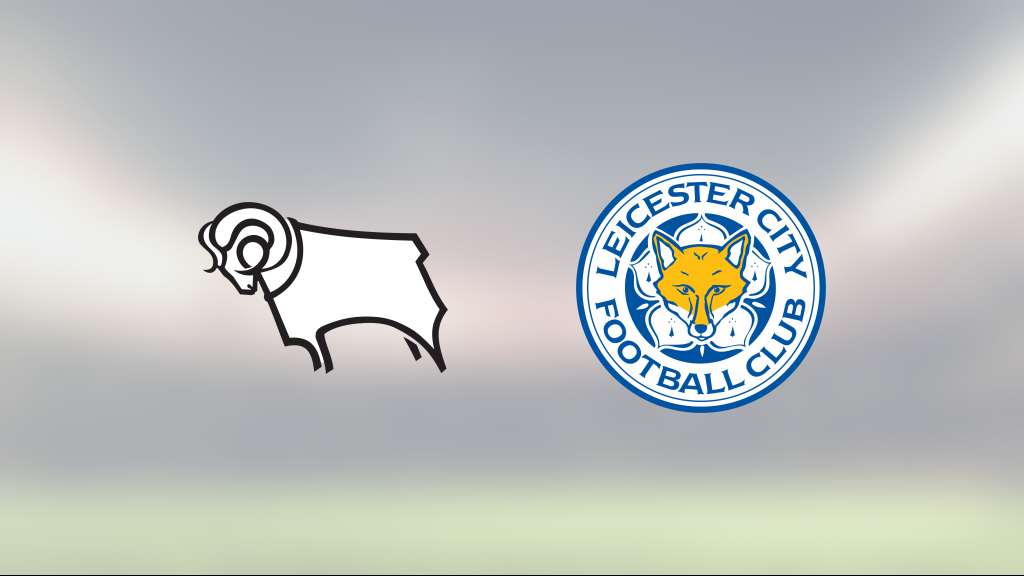 Seger för Leicester mot Derby County i spännande match