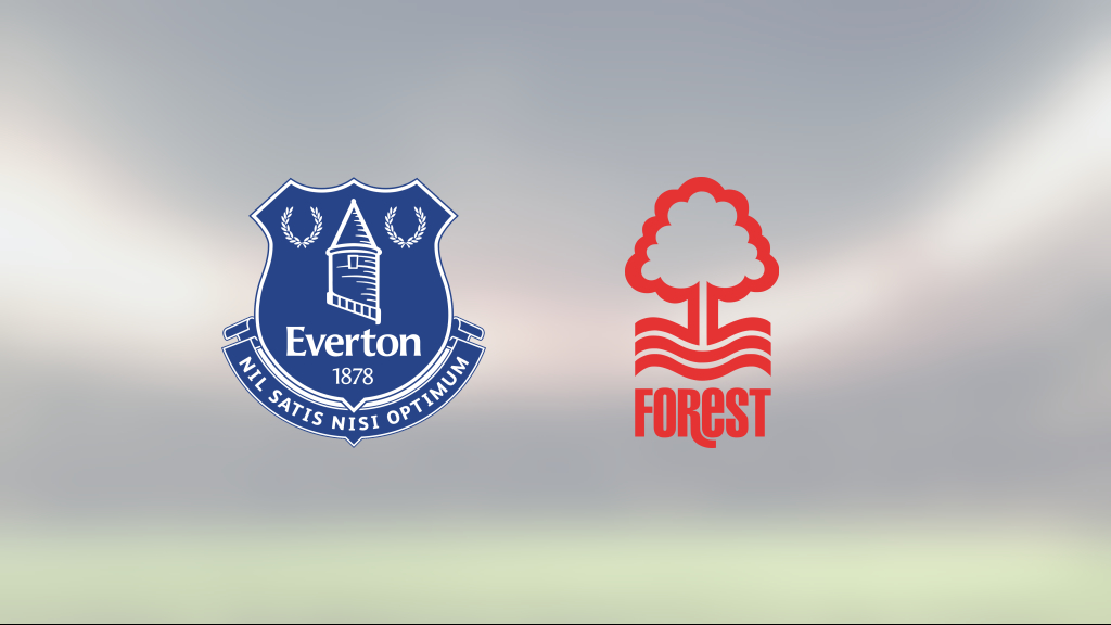 Everton vann hemma mot Nottingham Forest