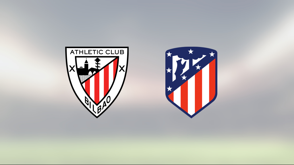 Atletico Madrid föll mot Atlethic Bilbao borta