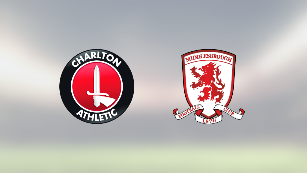 Middlesbrough vann borta mot Charlton
