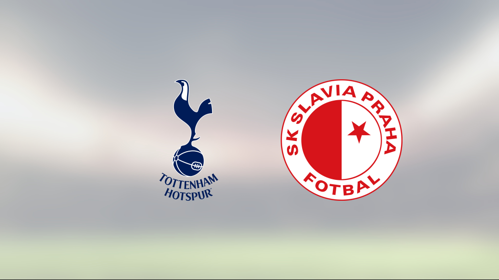Tottenham vann klart mot Slavia Prag på Tottenham Hotspur Stadium