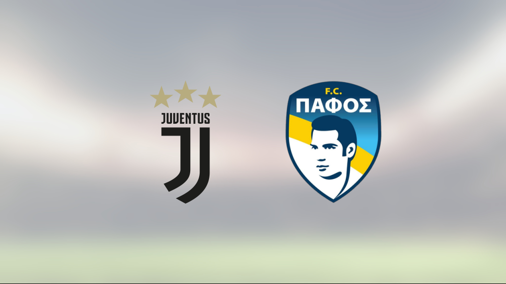 Juventus avgjorde mot Pafos efter paus