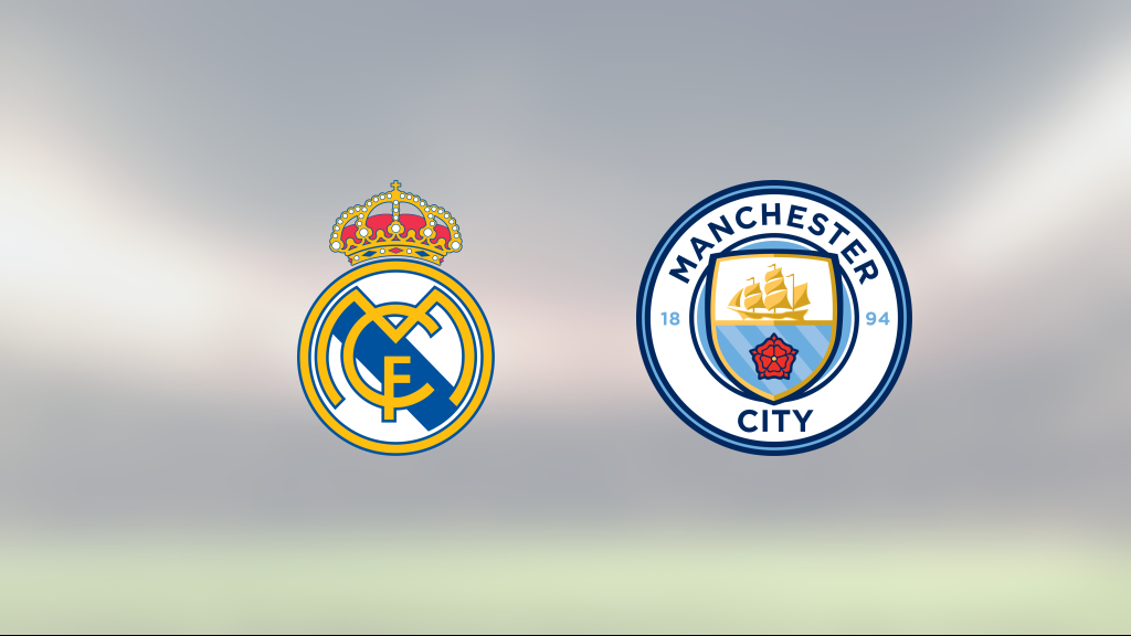 Stark första halvlek räckte för Manchester City mot Real Madrid