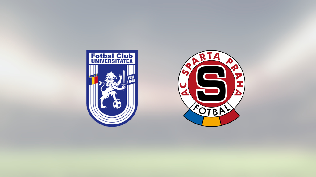 Sparta Prag besegrade Uni Craiova – avgjorde i andra halvlek