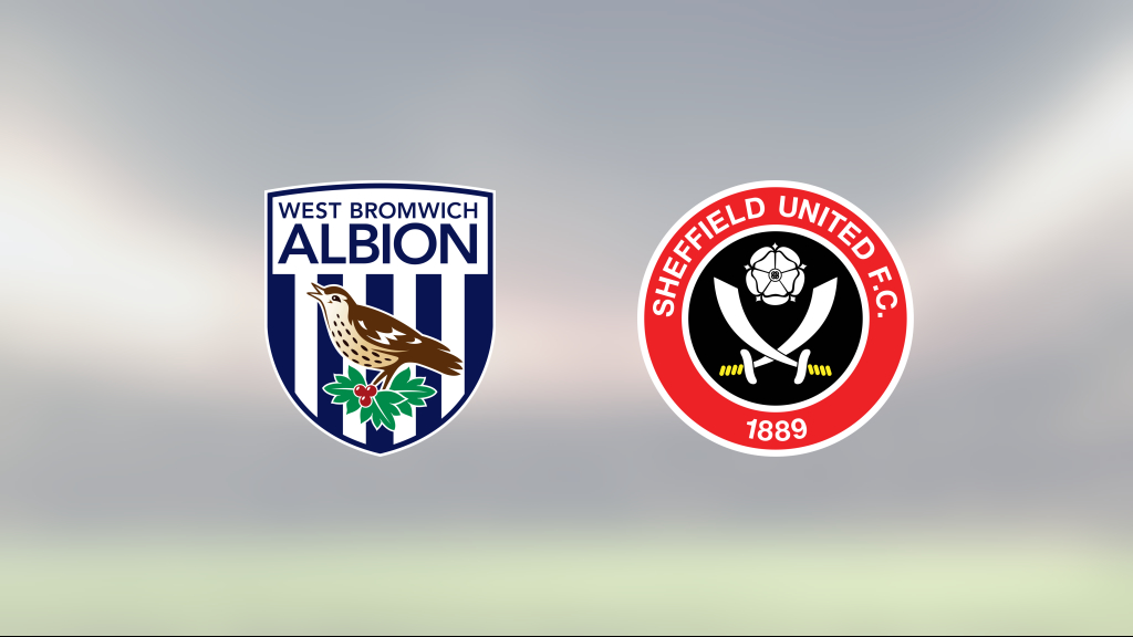 WBA avgjorde i andra halvlek mot Sheffield United