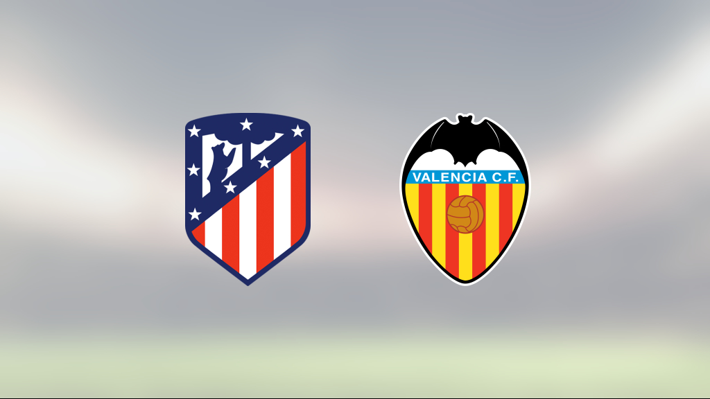 Atletico Madrids starka svit mot Valencia fortsätter