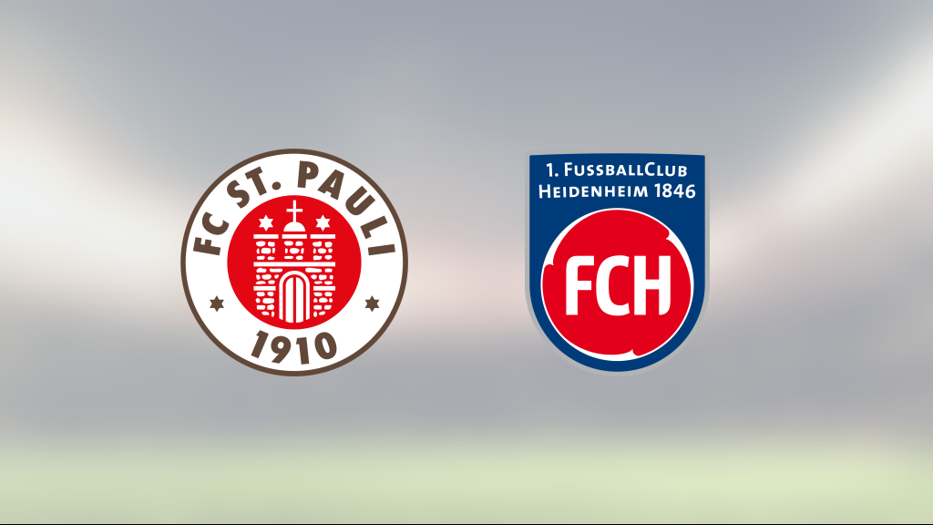 St Pauli äntligen vinnare igen efter seger mot Heidenheim